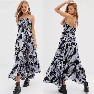 Free People Heat Wave Maxi Dress: size S